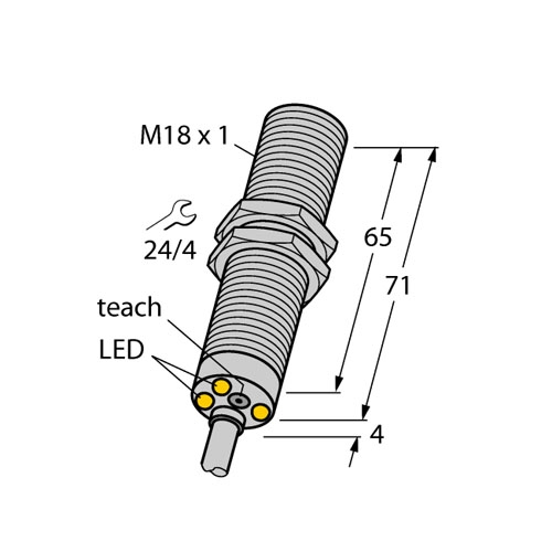 DTBI5U-M18E-AP4X3 | 1582237 датчик контроля частоты вращения
